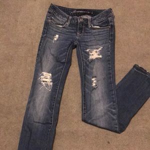 american eagle ripped jeans